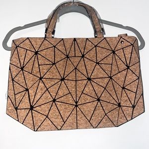 Crossbody Cork Geometrical Bag